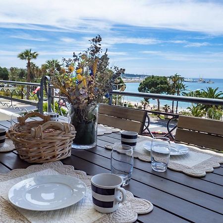 Cannes Croisette Superbe 3P Front De Mer Kültér fotó